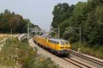 218 392 mit Messzug am 10.09.2014 in Ostermünchen.