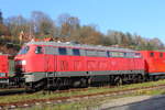 218 249-1 DB Fahrwegdienste in Kronach am 24.11.2016.