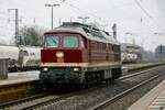 DB 232 223-8  Bahnbau Gruppe  Ludmilla in Unna, Januar 2022.