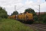 710 965-5 + 710 968-9 mit einem Bauzug in Hannover Limmer am 30.07.2010