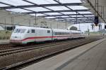 410 101 auf Testfahrt zwischen Leipzig u. Erfurt (Neubaustrecke)am Flughafen Halle-Leipzig am 10.09.2014