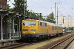 Nbz 94330 mit 111 059-2 am 15.08.2019 durch Anklam - ich stehe auf Bahnsteig an Gleis 1