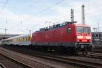 114 501-0 ist mit einem Messzug in D�sseldorf Hauptbahnhof abgestellt (04.10.2009