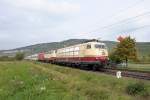 103 222 & 217 001 & 114 501 am 30.09.10 unterwegs nach M�nchen-Freimann in Th�ngersheim