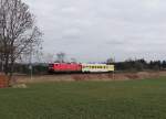 114 501 hatte am 20.02.14 Messfahrten zwischen Zwickau-Hof und zurück.