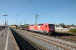 Am Ende des Messzuges lief die bgellose 120 501 mit (Mnchen-Pasing/10.10.10)