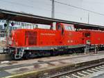 DB Netz 714 114 mit einem Tunnelrettungzug, am 06.04.2021 in Kassel Hbf