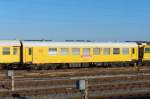 75 80 281 1244-2 Kranbegleitwagen Bahnbau-Gruppe. Entstanden durch Umbau aus Bghw-Wagen der DR Ende 80-er Jahre, Aufnahme am 23.2.14 in Oranienburg Strecke Berlin-Rostock.