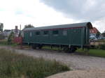 Eine Zweite Ferienunterkunft ebenfalls in einem ehemaligen Bauzugwagen,am 21.August 2016,in Lauterbach.