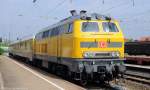 218 477 (92 80 1218 477-8 D-DB) mit RailLab2 am 17.05.2013 in Ansbach