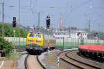 218 477 (92 80 1218 477-8 D-DB) mit RailLab2 am 17.05.2013 in Ansbach