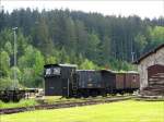 DB Klima-Schneepflug am Localbahnmuseum Bayerisch Eisenstein, 09.06.2006  