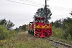 die Priorter Schneefrse auf dem Weg zum Bahnstromwerk Stralsund am 08.10.2010 gezogen von 203 307