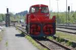 Diese Schneeschleuder wartet in Hof(Hbf.)auf ihre nchsten Einstze.(Hoffentlich nicht so bald!).06.05.2011.