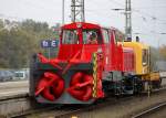 Die Stralsunder Schneefrse bei der Einfahrt im Stralsunder Hbf.12.10.2013 