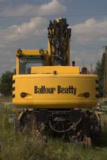 Balfour Beatty , ein wohlklingender Name fr diesen Zweiwegebagger.