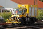 Unimog U400 in Düsseldorf Rath, am 07.07.2016.