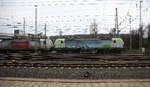 475 412-3 von BLS steht abgestellt in Aachen-West. 
Aufgenommen vom Bahnsteig in Aachen-West.
Bei Wolken am Nachmittag vom 24.12.2017.