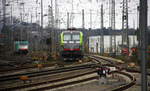 475 412-3 von BLS steht abgestellt in Aachen-West.