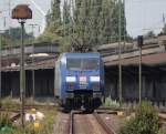 152 134-3 steht seit Montag Abend in Aachen-West abgestellt und wartet auf neue Einstze, 20.7.10