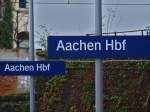 Kein Zweifel, die Aufnahme wurde im Aachener Hbf gemacht.