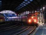 111 096-4 mit RE9 nach Siegen in Aachen Hbf am 03.02.2011