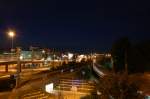 Der Aalener Bahnhof bei Nacht - Foto: 27.07.07.