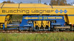 Das Stopfaggregat mit den Stopfpickeln an der Gleisstopfmaschine Stopfexpress 09-3X (99 80 3121 022-4) von Plasser & Theurer.