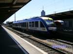 VT210  Augsburg  der BayerischenRegioBahn als R11 nach Geltendorf(27.07.2009 in MA).