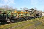 Am Nachmittag des 23.03.2019 stand dieser Krupp-Ardelt Schienenkran im Museumsbahnof Bad Bederkesa und wartet dort auf sein weiteres Schicksal.