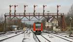 612 015 am 23.11.2008 unter der Bad Harzburger Signalbrcke.