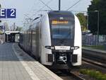 462 069 als RE6 (wegen Bauarbeiten nur bis Essen) in Bad Oeynhausen, 30.09.2020