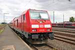DB Regio Hessen 245 019 abgestellt am 10.07.18 in Bad Vilbel Bahnhof vom Bahnsteig aus fotografiert