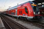 445 055-0 hat am Abend des 17.11.2018 als RE54 (RE4617)	von Frankfurt(Main) Hauptbahnhof den Bahnhof Bamberg erreicht. 