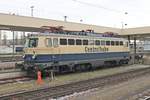 Lokportrait von der 1042 520, als diese am 21.11.2016 auf Gleis 96 abgestellt im Badischen Bahnhof von Basel stand und auf ihren nächsten Sonderzug wartete.