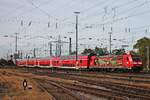 Nachschuss auf 146 239-9  Richtung Heimat , als diese ihre RB (Basel Bad Bf - Offenburg) aus dem Startabhnhof in RIchtung Deutschland schob. (Fotostandpunkt von öffentlich zugänglichen Parkplatz)