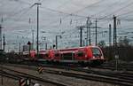 Einfahrt am 30.01.2018 von 641 006  Schwörstadt  zusammen mit 641 016  Granzach Wyhlen  und 641 009  Albbruck  als Leerzug in den Badischen Bahnhof von Basel, um dort kurze Zeit später als