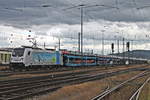 Durchfahrt am Nachmittag des 25.09.2019 von Rpool/BLSC 187 006-2  BLS Cargo.