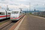 Nachschuss auf 401 572-3, als dieser am 04.08.2015 aus Basel Bad Bf in Richtung Basel SBB fuhr.