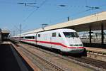 Nachschuss auf 401 505-3/402 045-9  Offenbach am Main  am 05.08.2015 bei der Einfahrt als ICE 70 (Basel SBB - Hamburg Altona) in Basel Bad Bf.