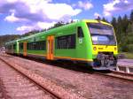 VT 15 VECHTACH der regentalbahn im Bahnhof Bayrisch-Eisenstein am 18.07.2007