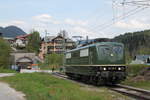 151 119-5 beim umsetzen im Bahnhof Berchtesgaden.