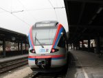 Die Berchtesgadener Land Bahn nach Freilassing im Bahnhof Berchtesgaden