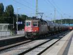 Am 06.Juli 2011 durchfuhr Re421 375 ohne Halt Bergen/Rgen.