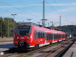 Jede Stunde hatte man,am 25.September 2016,die Möglichkeit den 442 843 in Bergen/Rügen zufotografieren,denn der Talent 2 pendelte den ganzen Tag zwischen Stralsund und Binz.