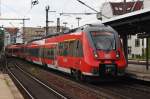 Hier 442 122-8 als RB22 (RB28817)  Airport-Express  von Berlin Schönefeld Flughafen nach Berlin Friedrichstraße mit 442 628-4 als RB21 (RB18261) von Golm nach Berlin Friedrichstraße,