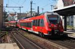 Hier 442 626-8 als RB22 (RB28819)  Airport-Express  von Berlin Schönefeld Flughafen nach Berlin Friedrichstraße mit 442 127-7 als RB21 (RB18671) von Wustermark nach Berlin