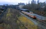 Berlin-Gesundbrunnen im Dornröschenschlaf (mit S2 Lichtenrade - Frohnau, Oktober 1988).