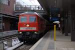 318 (232 690-8) von der MEG mit Falns von der PKP Cargo bei der durchfahrt in Berlin Gesundbrunnen in Richtung Greifswalder Str.