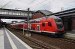 Hier ein RE5 (RE18507) von Stralsund Hbf. nach Holzdorf(Elster), dieser Zug stand am 27.6.2013 in Berlin Gesundbrunnen. 